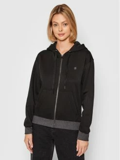 Flash Sale 🧨 G-Star Raw Γυναίκες Μπλούζες Μπλούζα Premium Core Hdd Zip D20758-C235-6484 Μαύρο Regular Fit 👍