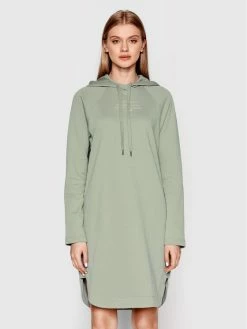 Αγορά ⌛ G-Star Raw Γυναίκες Πλεκτά Φορέματα Φόρεμα υφασμάτινο Heavy Sherland D21382-A613-C959 Πράσινο Relaxed Fit 🧨