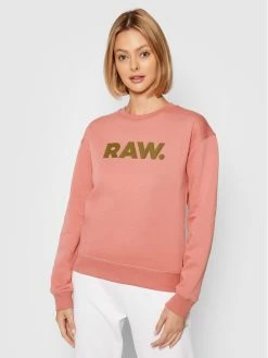 Πολύ καλή προσφορά 🎉 G-Star Raw Γυναίκες Μπλούζες Μπλούζα Premium Core D20759-C235-3479 Ροζ Regular Fit ✨