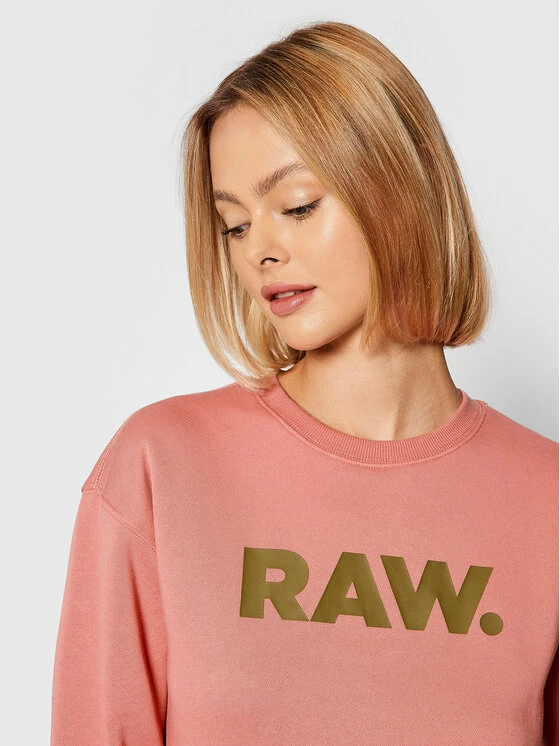 Πολύ καλή προσφορά 🎉 G-Star Raw Γυναίκες Μπλούζες Μπλούζα Premium Core D20759-C235-3479 Ροζ Regular Fit ✨ - Image 4