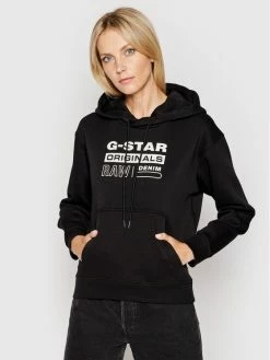 Καλύτερη πώληση 😀 G-Star Raw Γυναίκες Μπλούζες Μπλούζα Premium Core D20760-C235-6484 Μαύρο Regular Fit 🔥