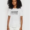 Τοπ 10 🛒 G-Star Raw Γυναίκες T-shirts T-Shirt Lyon D19953-4107-110 Λευκό Regular Fit ⌛