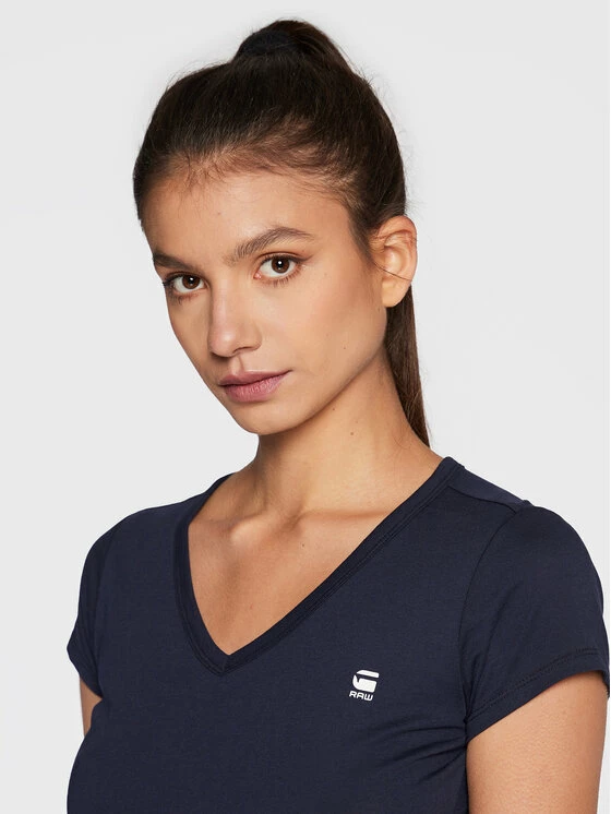 Πολύ καλή προσφορά 🔥 G-Star Raw Γυναίκες T-shirts T-Shirt D04434-2757-6067 Σκούρο μπλε Slim Fit ❤️ - Image 4