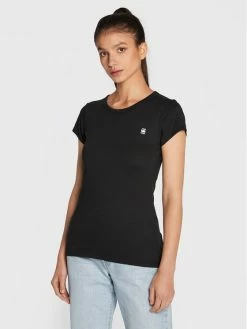 Προώθηση ✨ G-Star Raw Γυναίκες T-shirts T-Shirt D04432-2757-990 Μαύρο Slim Fit 👏