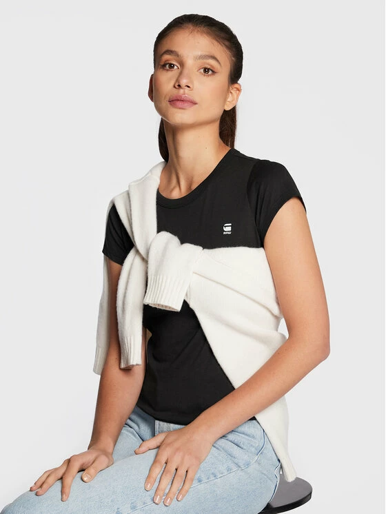 Προώθηση ✨ G-Star Raw Γυναίκες T-shirts T-Shirt D04432-2757-990 Μαύρο Slim Fit 👏 - Image 5