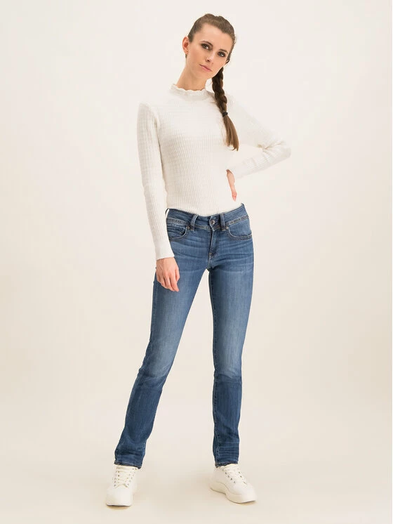 Best Pirce 💯 G-Star Raw Γυναίκες Straight Leg Τζιν D07145-8968-6028 Σκούρο μπλε Regular Fit 🥰 - Image 2