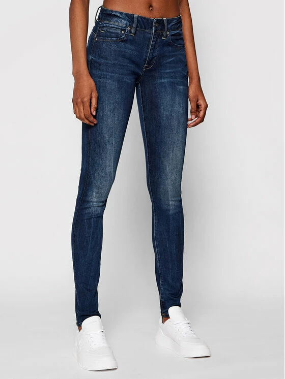 Προώθηση ❤️ G-Star Raw Γυναίκες Τζιν D05281-6553-89 Σκούρο μπλε Slim Fit 😀