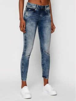 Flash Sale 👍 G-Star Raw Γυναίκες Skinny Fit Τζιν D05477-8968-071 Σκούρο μπλε Slim Fit 🛒