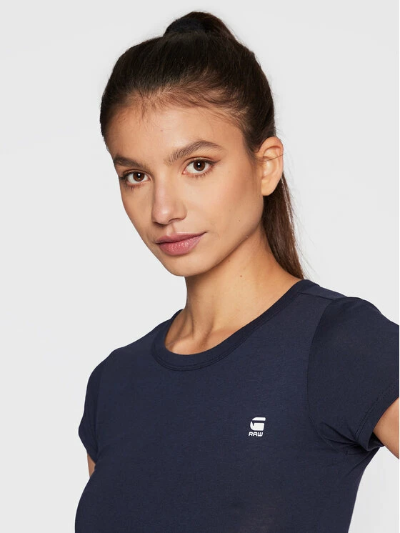Συμφωνίες ❤️ G-Star Raw Γυναίκες T-shirts T-Shirt D04432-2757-6067 Σκούρο μπλε Slim Fit 🛒 - Image 4