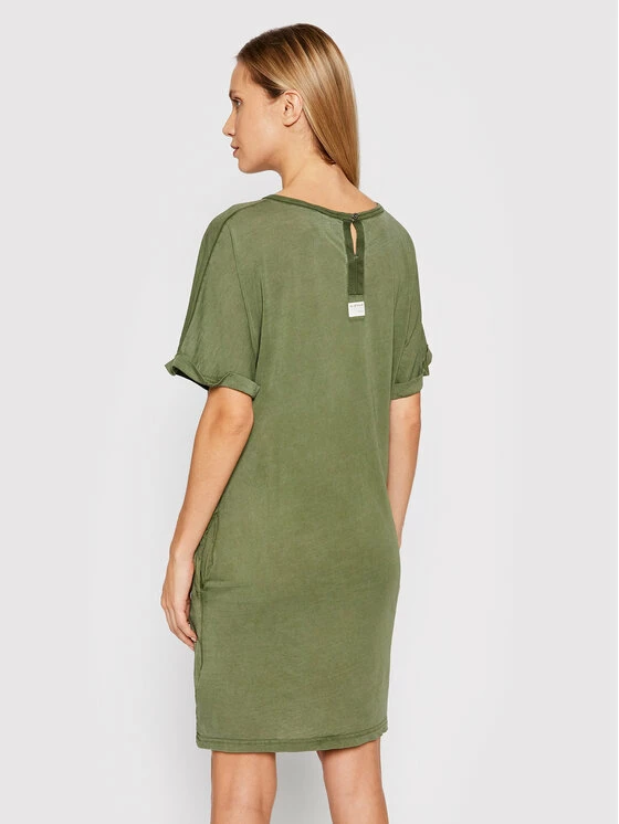 Εξοδος 🤩 G-Star Raw Γυναίκες Καθημερινά Φορέματα Φόρεμα καθημερινό Joosa D17175-4107-B575 Πράσινο Regular Fit 🛒 - Image 3