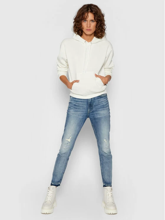 Προϋπολογισμός 🛒 G-Star Raw Γυναίκες Μπλούζες Μπλούζα Premium Core D20757-C235-111 Λευκό Regular Fit 💯 - Image 2