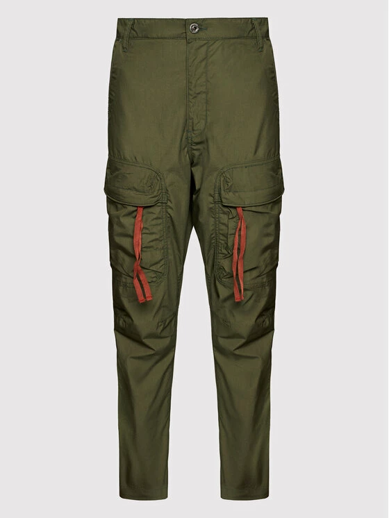 Το φθηνότερο 🤩 G-Star Raw Γυναίκες Υφασμάτινα Παντελόνια Παντελόνι υφασμάτινο Pabe Poplin Πράσινο Regular Fit 🧨 - Image 5