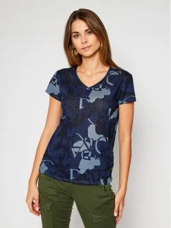 Αγορά 👏 G-Star Raw Γυναίκες T-shirts T-Shirt Gyre Allover D18539-C565-C237 Σκούρο μπλε Regular Fit ✔️