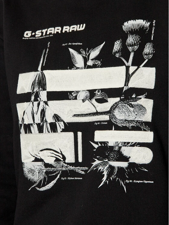 Τοπ 10 😀 G-Star Raw Γυναίκες Μπλούζες Μπλούζα Heavy Sherland D18558-A612-6484 Μαύρο Regular Fit ❤️ - Image 4