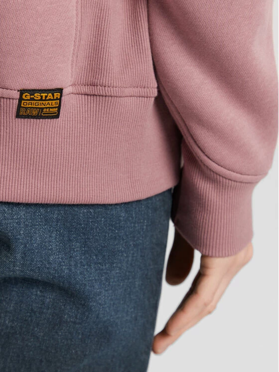 Flash Sale 😍 G-Star Raw Γυναίκες Μπλούζες Μπλούζα Premium Core D21253-C235-D310 Μωβ Straight Fit 😀 - Image 5