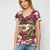 Το φθηνότερο ⭐ G-Star Raw Γυναίκες T-shirts T-Shirt Allover Camo Print D19231-C721-C374 Έγχρωμο Regular Fit 💯