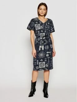 Πολύ καλή προσφορά 🤩 G-Star Raw Γυναίκες Καθημερινά Φορέματα Φόρεμα καθημερινό Adjustable D19292-C387-C367 Σκούρο μπλε Regular Fit 🎉