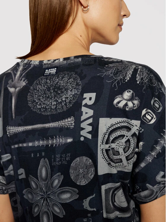 Πολύ καλή προσφορά 🤩 G-Star Raw Γυναίκες Καθημερινά Φορέματα Φόρεμα καθημερινό Adjustable D19292-C387-C367 Σκούρο μπλε Regular Fit 🎉 - Image 4