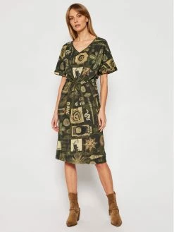 Η καλύτερη συμφωνία ⌛ G-Star Raw Γυναίκες Καθημερινά Φορέματα Φόρεμα καθημερινό Adjustable D19292-C387-C366 Πράσινο Regular Fit 👏