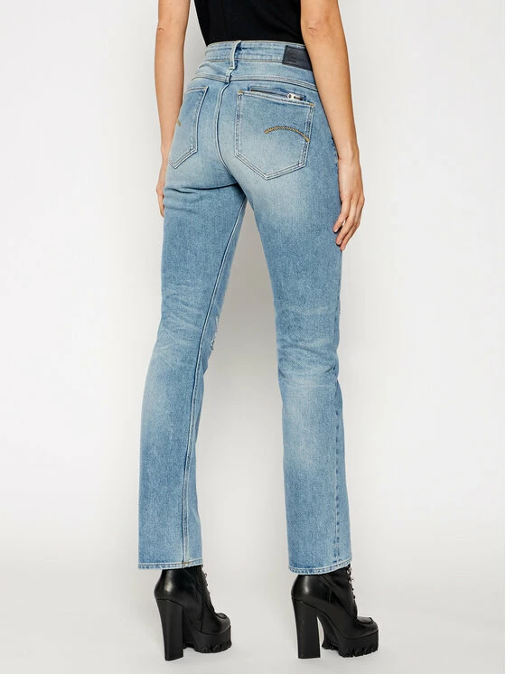 Καλύτερη πώληση 💯 G-Star Raw Γυναίκες Straight Leg Τζιν Noxer D17192-B454-C294 Μπλε Straight Fit ✨ - Image 3