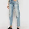 Best Pirce 🔥 G-Star Raw Γυναίκες Boyfriends Τζιν Kate D15264-C052-C278 Μπλε Regular Fit 😉