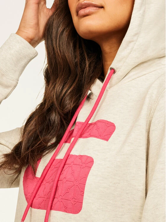 Προϋπολογισμός 💯 G-Star Raw Γυναίκες Μπλούζες Μπλούζα Boyfriend Diamond Line Graphic Hooded D16236-A613-971 Γκρι Loose Fit ❤️ - Image 4