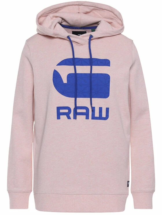 Flash Sale ⌛ G-Star Raw Γυναίκες Μπλούζες Μπλούζα Boyfriend Diamond Line Graphic Hooded D16236-A613-B243 Ροζ Loose Fit 👏 - Image 5