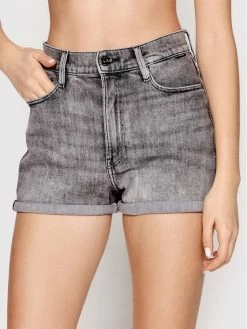 Εξοδος 🔥 G-Star Raw Γυναίκες Τζιν Σορτς Τζιν σορτσάκια Burten D21001-C909-C762 Γκρι Regular Fit 🥰