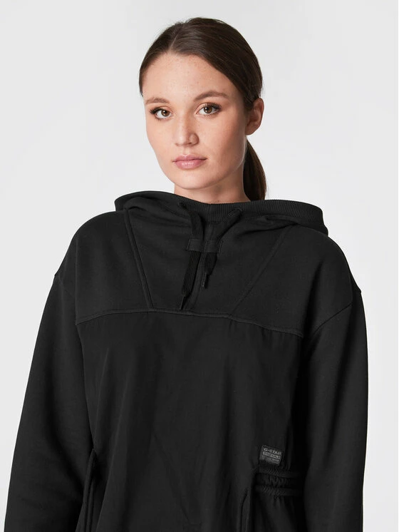 Πολύ καλή προσφορά 😍 G-Star Raw Γυναίκες Καθημερινά Φορέματα Φόρεμα καθημερινό Anorak D22368-D165-D301 Μαύρο Regular Fit 🎁 - Image 4