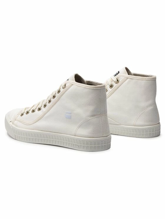 Καλύτερη πώληση 🔥 G-Star Raw Γυναίκες 👟 Sneakers Rovulc Hb Mid D07670-8715-110 Λευκό 🔔 - Image 3