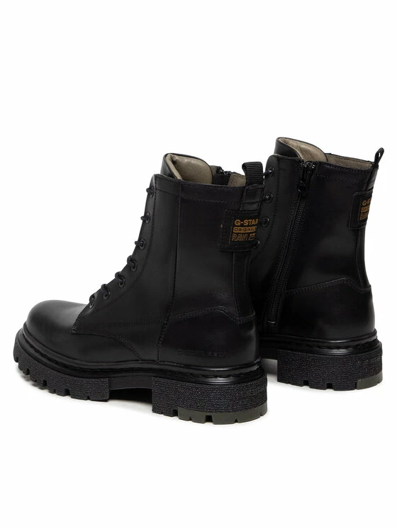 Φτηνός 🤩 G-Star Raw Γυναίκες Biker Μποτάκια Μποτάκια Kafey Hgh Lace Lea W 2141 021802 Μαύρο 🤩 - Image 3