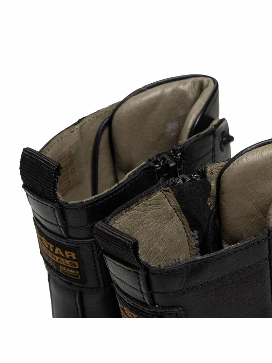 Φτηνός 🤩 G-Star Raw Γυναίκες Biker Μποτάκια Μποτάκια Kafey Hgh Lace Lea W 2141 021802 Μαύρο 🤩 - Image 6