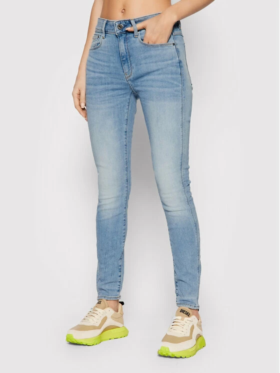 Προϋπολογισμός ❤️ G-Star Raw Γυναίκες Τζιν 3301 D05175-8968-8436 Μπλε Skinny Fit ⭐