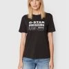 Πολύ καλή προσφορά ✨ G-Star Raw Γυναίκες T-shirts T-Shirt Lyon D19953-4107-6484 Μαύρο Regular Fit 😉