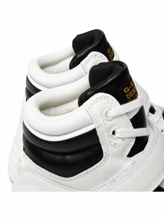 Αγορά ⭐ G-Star Raw Γυναίκες Ψηλά Αθλητικά Αθλητικά Attacc Mid Blk W 211 040709 Λευκό ⌛ - Image 4