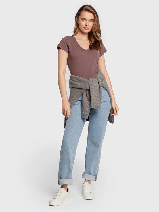 Προώθηση ❤️ G-Star Raw Γυναίκες T-shirts T-Shirt Eyben D21314-4107-4751 Μωβ Slim Fit ✨ - Image 2