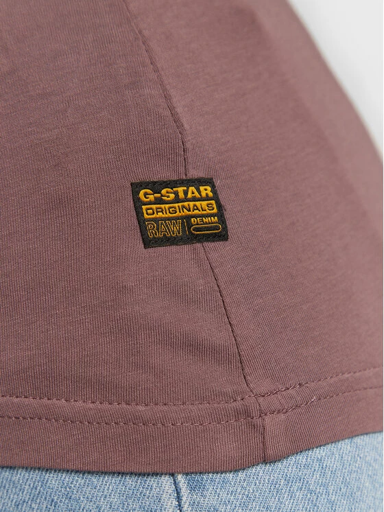 Προώθηση ❤️ G-Star Raw Γυναίκες T-shirts T-Shirt Eyben D21314-4107-4751 Μωβ Slim Fit ✨ - Image 5