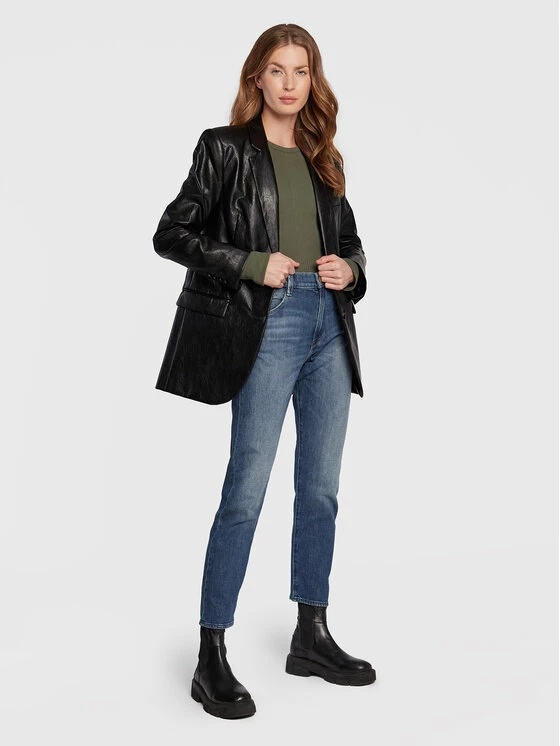 Φτηνός 👍 G-Star Raw Γυναίκες Μπλουζάκια Μπλουζάκι Rib D22073-C678-8165 Πράσινο Slim Fit 😉 - Image 2